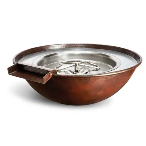 Copper Bowl Series Hammered Tempe Model