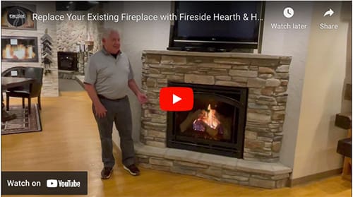 Replace Your Existing Fireplace with a Gas Log Set